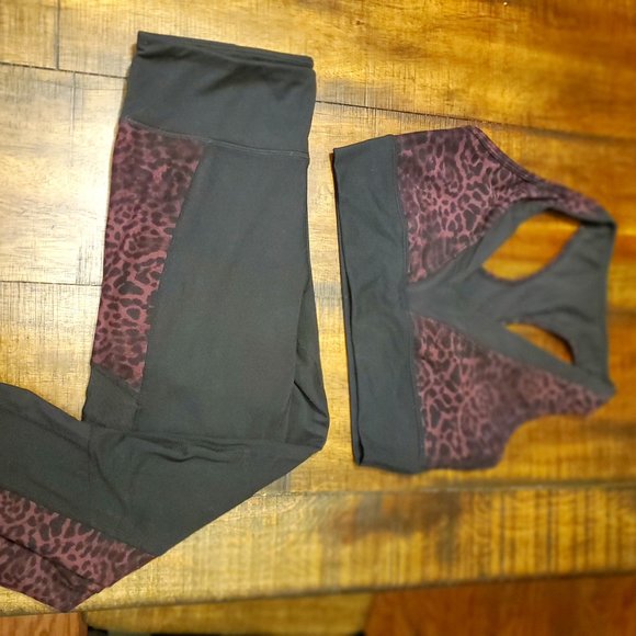Betsey Johnson Other - Betsey Johnson Leopard athletic set